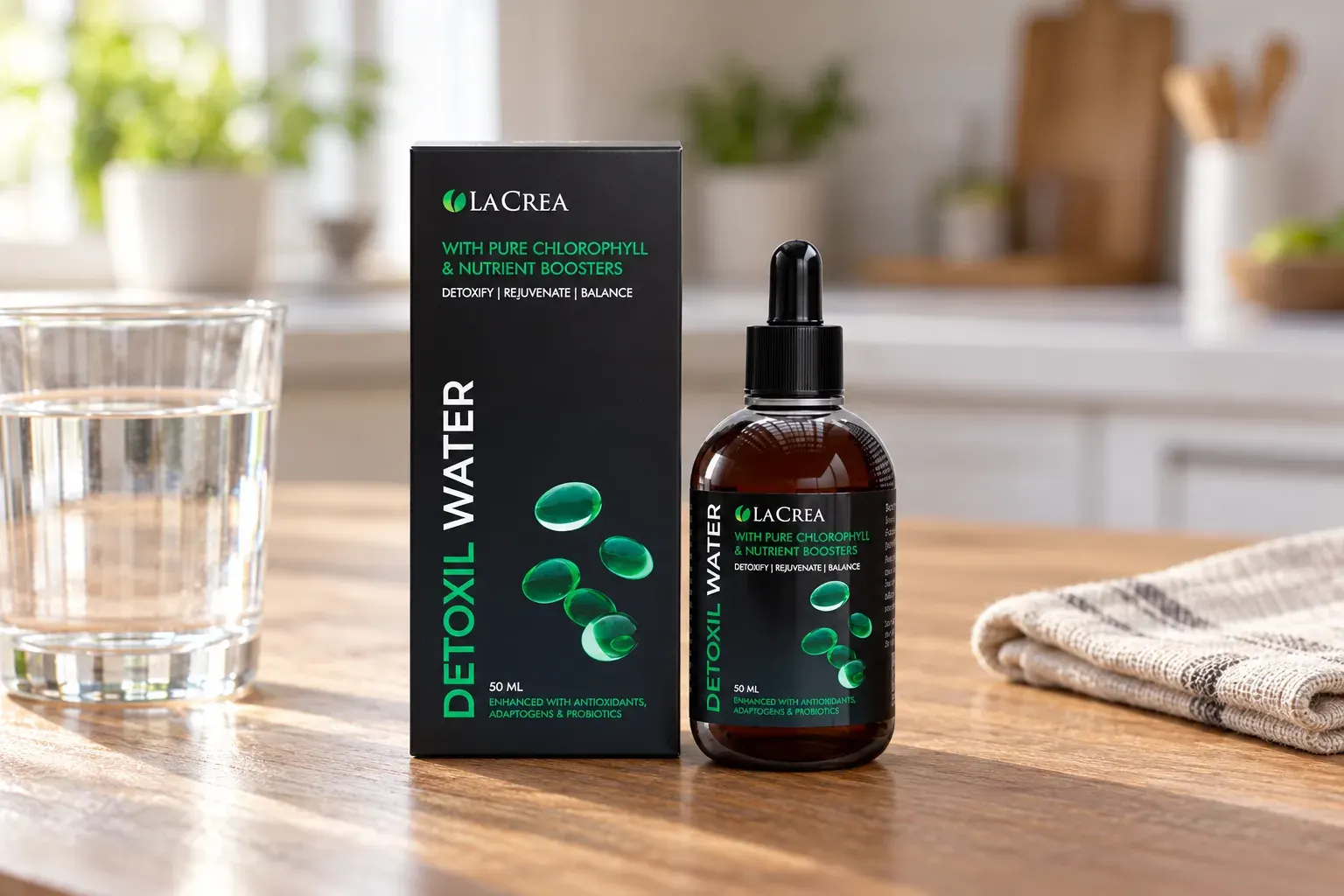 Detoxil water parasites — el envase en el día a día