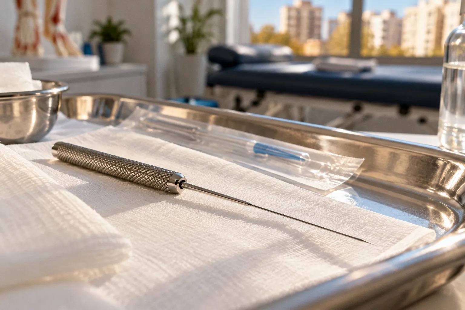 Fisioterapia invasiva o electrolisis percutánea para tratar lesiones tendinosas
