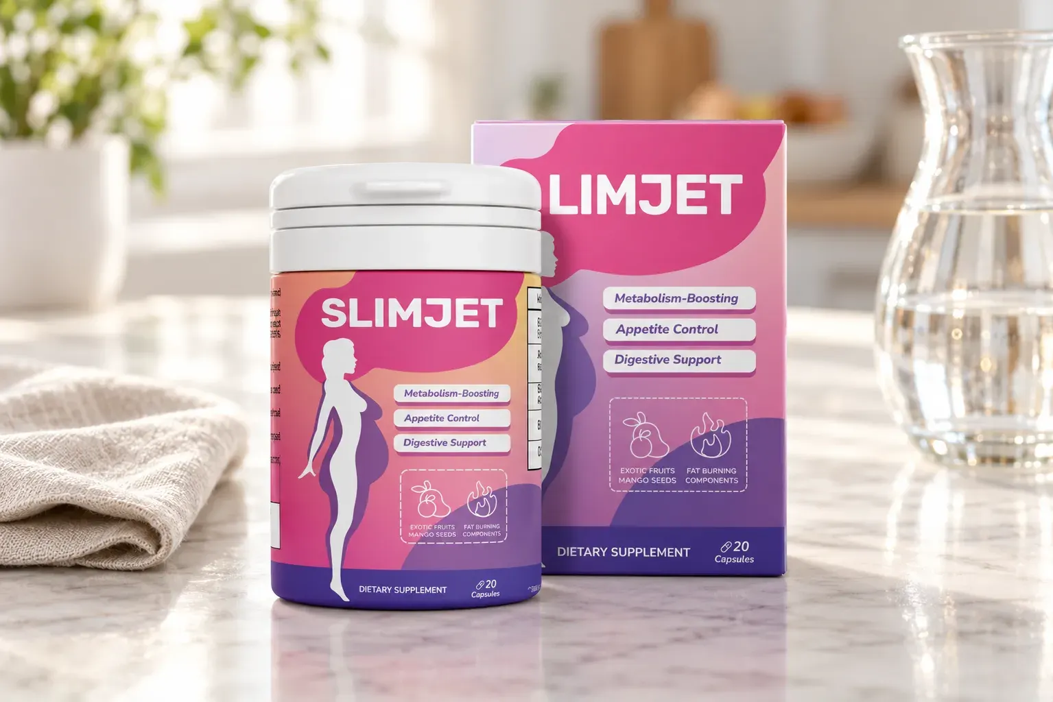 SlimJet — el envase en el día a día