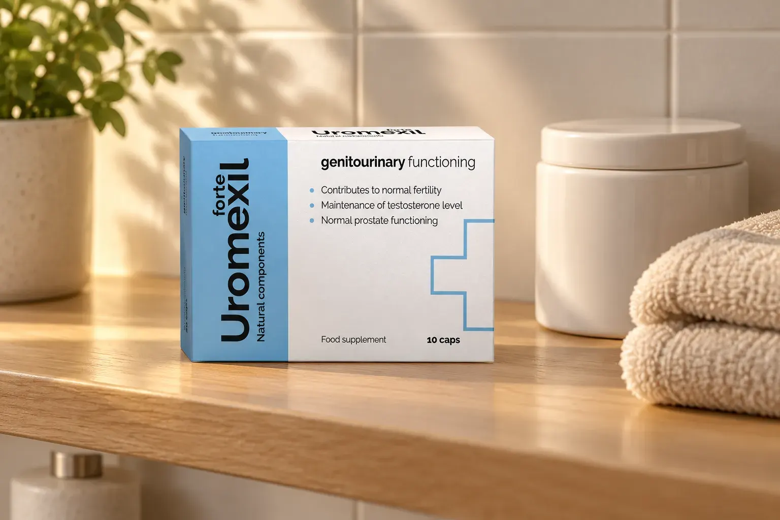 Uromexil Forte female urination — el envase en el día a día